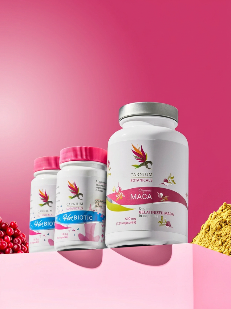 2x Her Biotic + 1x Maca GRATIS